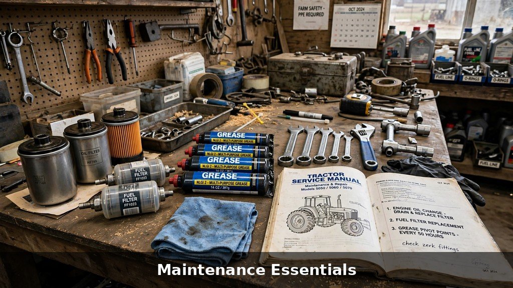 John Deere 8R Series maintenance parts and tools