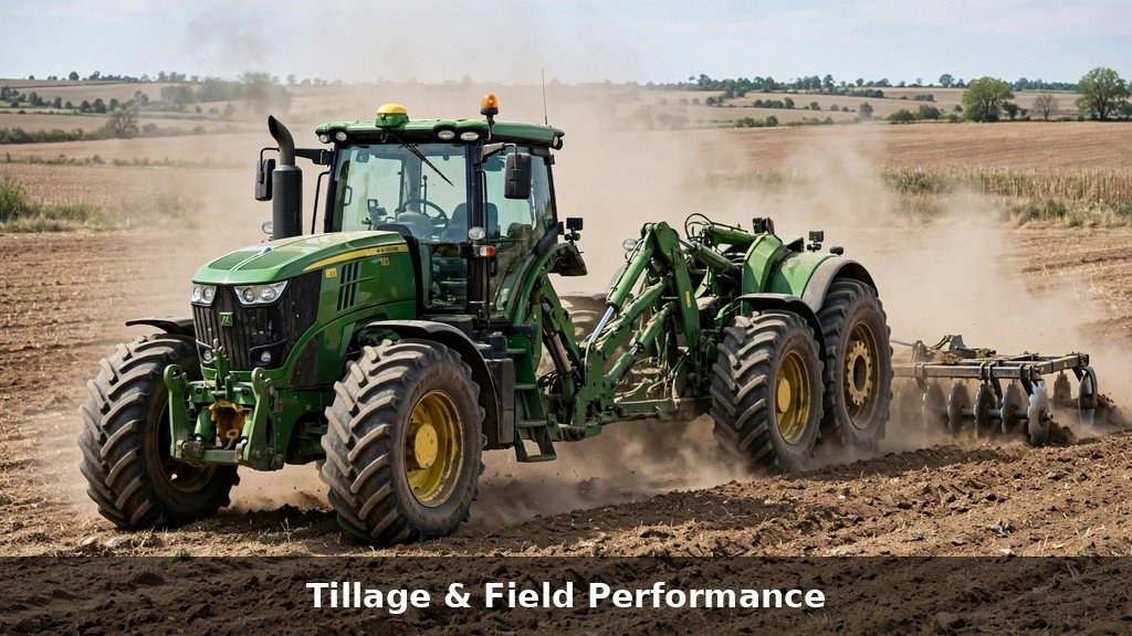 John Deere 9R Series tillage and field performance