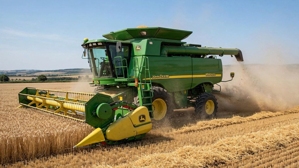 John Deere 9560 Combine Performance, Fuel Use & Owner Guide - Vehicle Review Hub