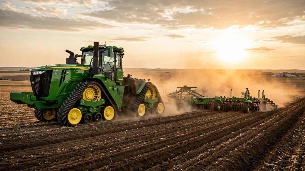 John Deere 9570RX performance in heavy tillage pulling a disc ripper - Vehicle Review Hub