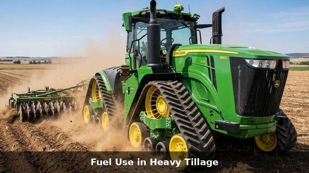 John Deere 9620RX performance in heavy tillage pulling a disc ripper - Vehicle Review Hub
