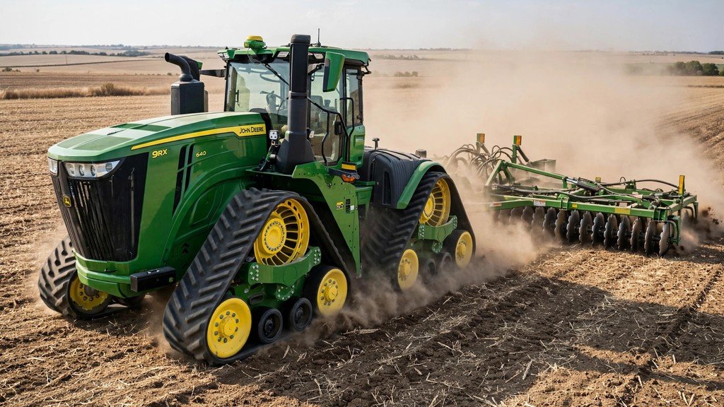 John Deere 9620RX tillage field work - Vehicle Review Hub