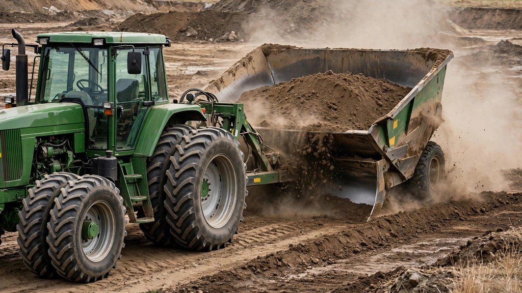 John Deere Scraper-Special Tractors performance during scraper loading - Vehicle Review Hub