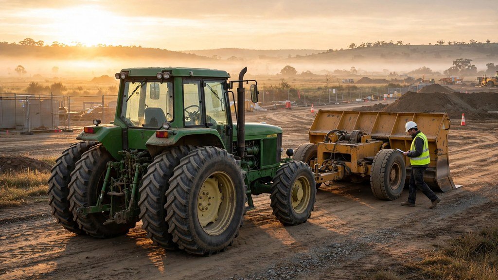 John Deere Scraper-Special Tractors maintenance jobsite safety inspection - Vehicle Review Hub