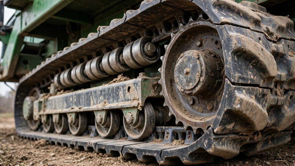 John Deere Scraper-Special Tractors maintenance track undercarriage wear check - Vehicle Review Hub