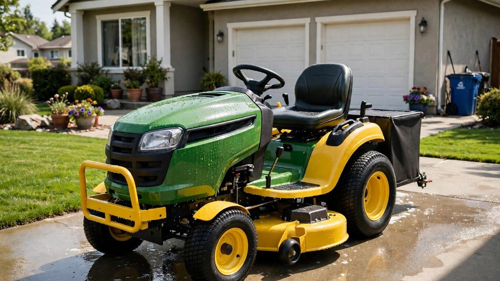 Clean used John Deere X700 Signature Series garden tractor ready for resale - Vehicle Review Hub