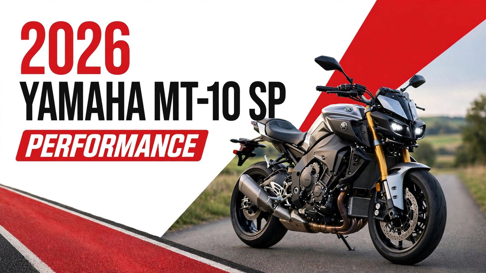 2026 Yamaha MT-10 SP accelerating on an open road performance