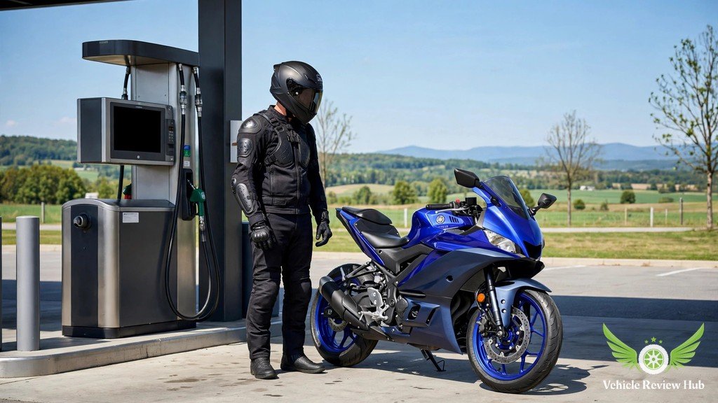 Yamaha YZF-R3 fuel mileage range